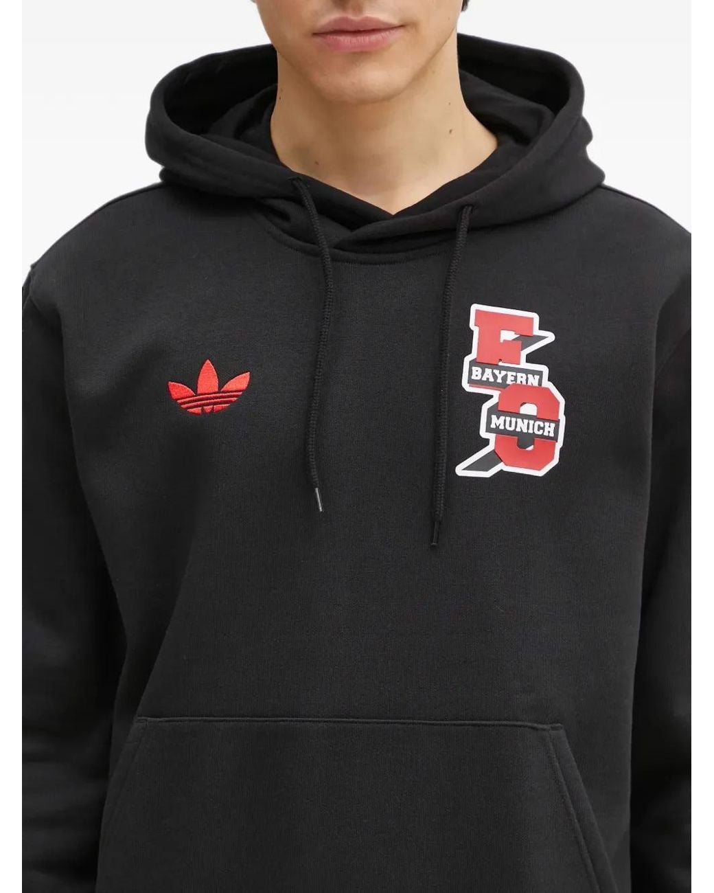 Adidas Black Fc Bayern München Hoodie for men