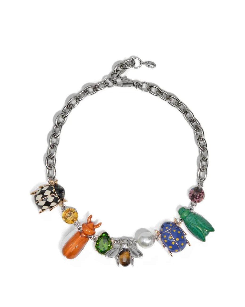 Bimba Y Lola Blue Collier En Émaillé À Cristaux