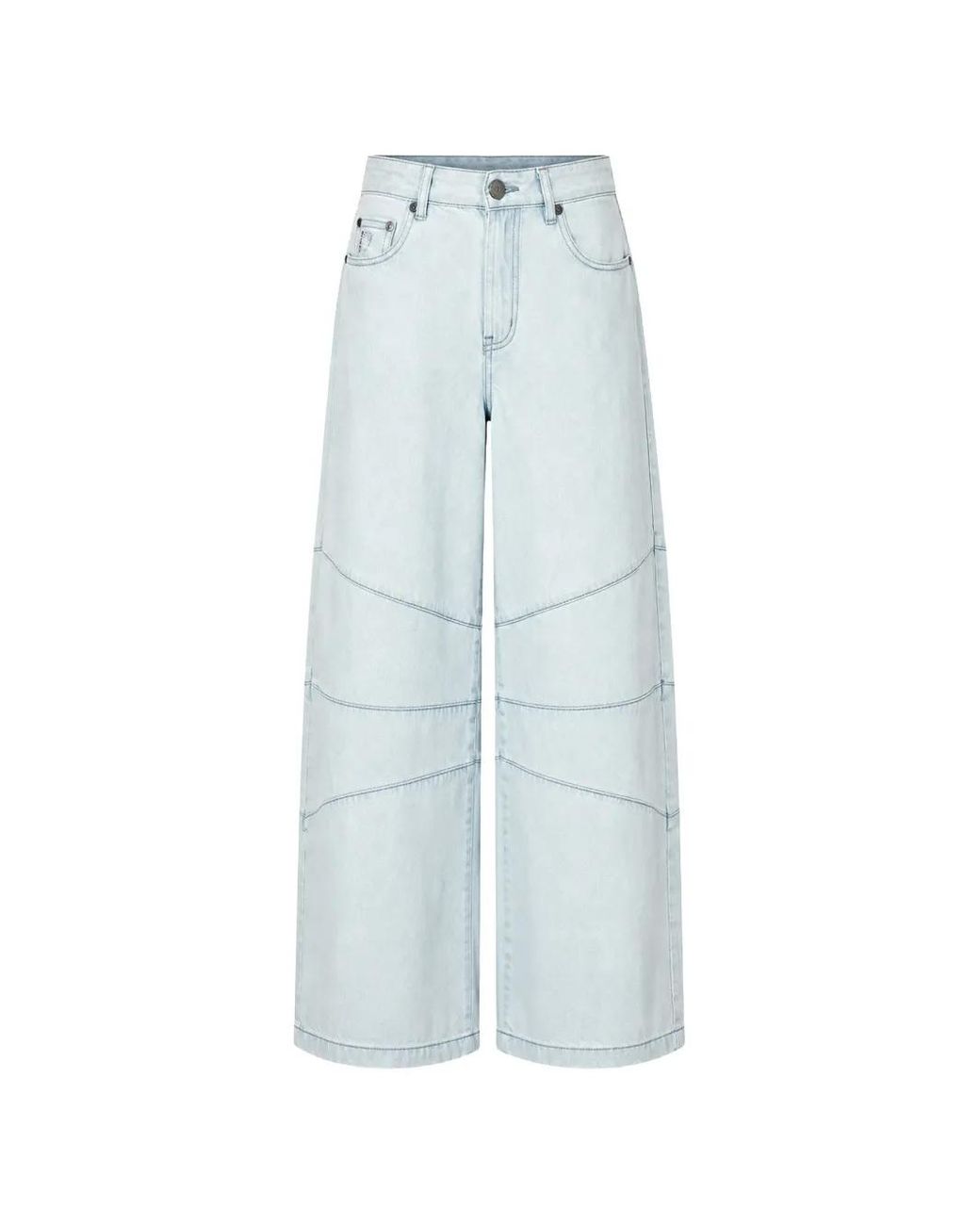 One Teaspoon Blue Barrel Wide-Leg Jeans