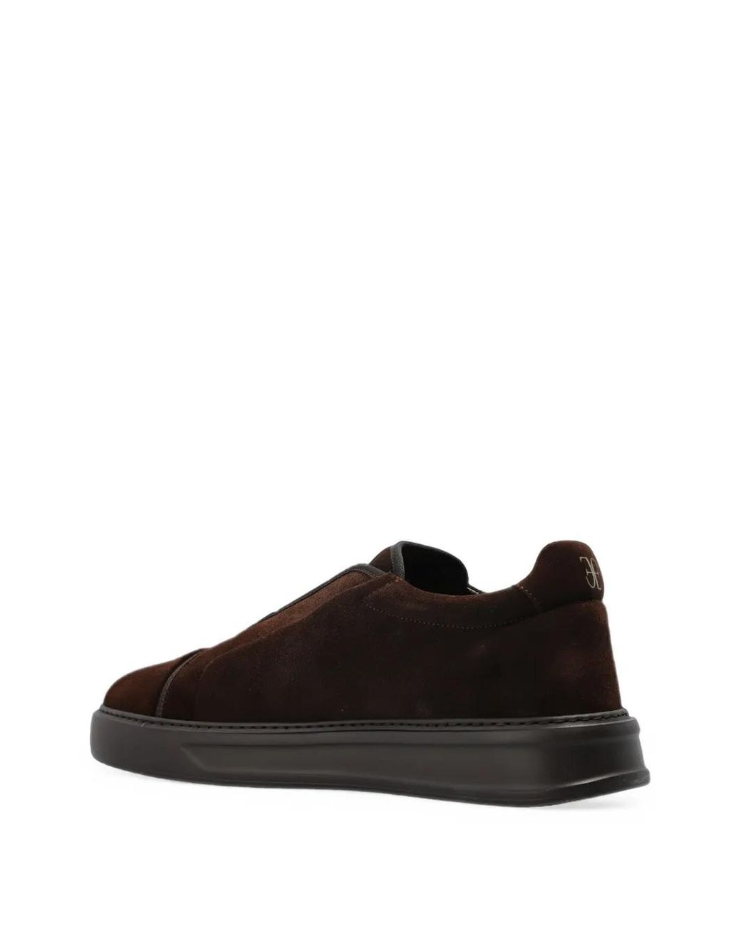 Fabi Black Baskets En Daim À Design Sans Lacets for men