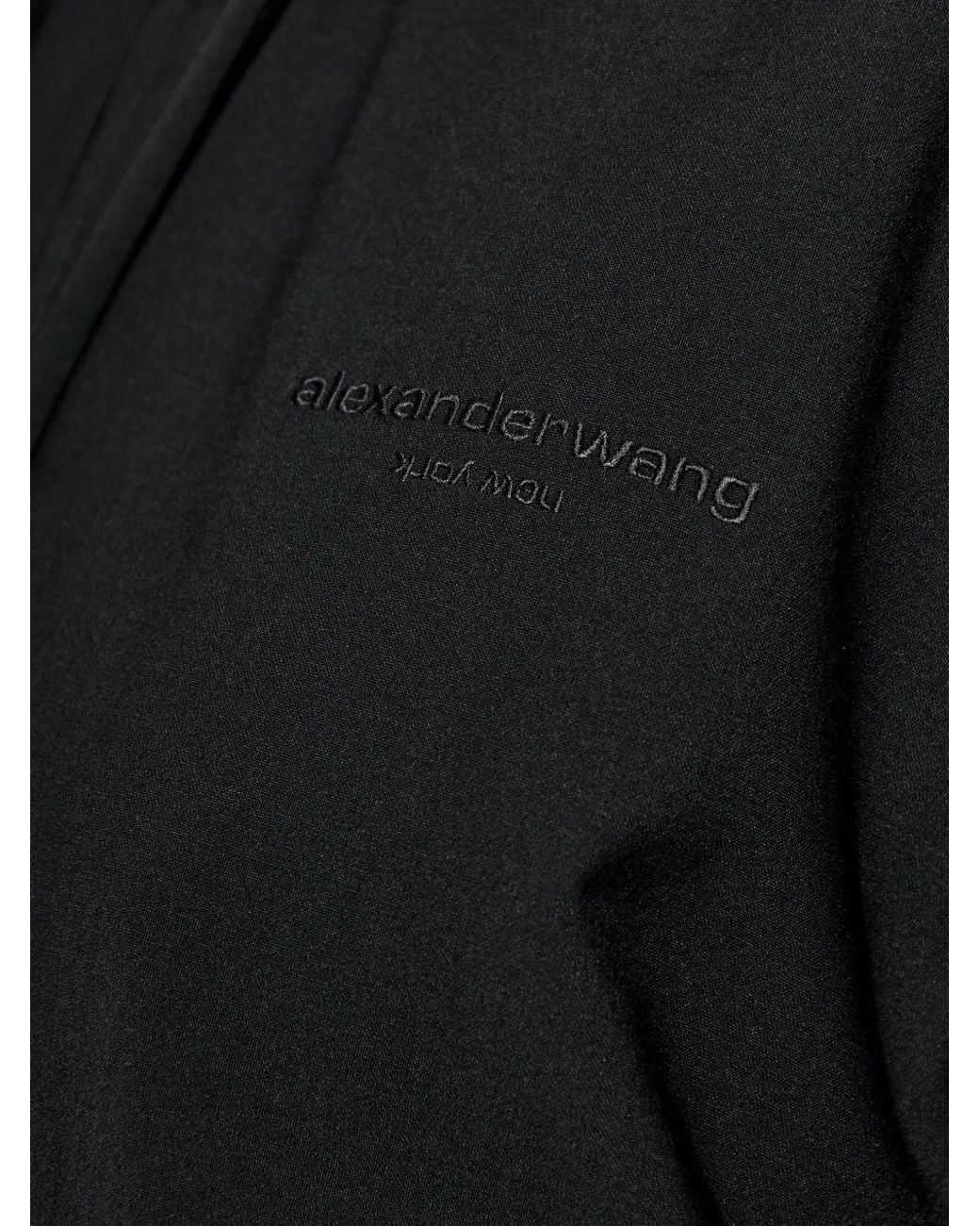 Alexander Wang Black Zip Up Hoodie