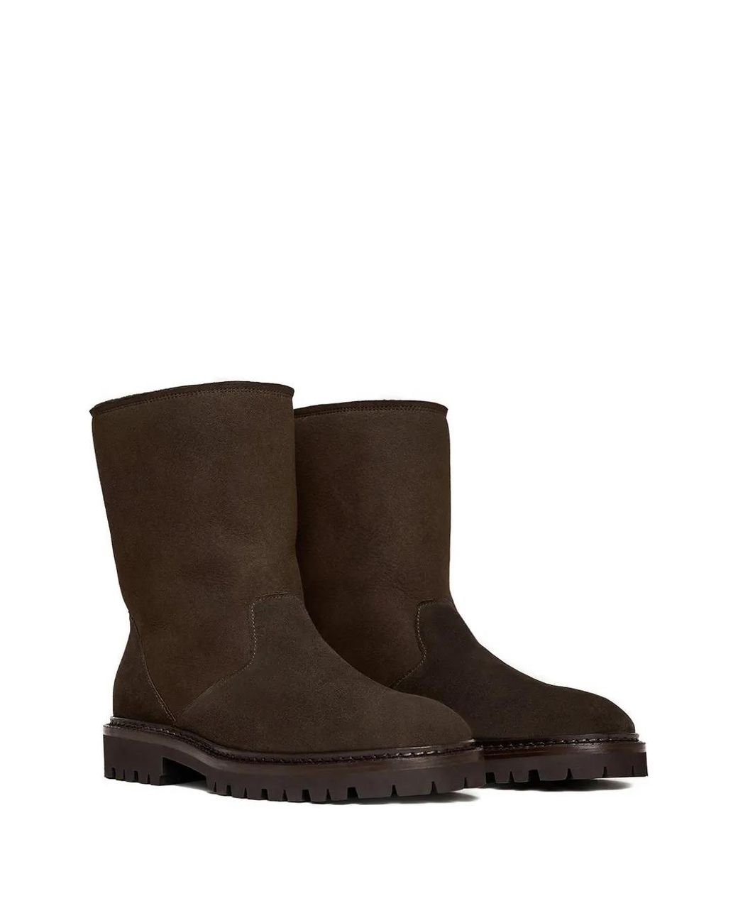 Scarosso Brown Paul Suede Boots for men