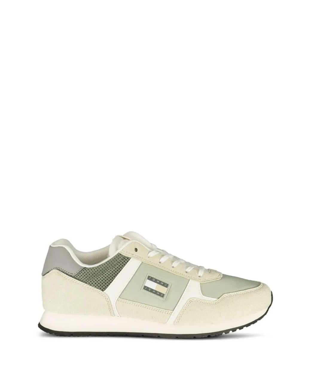 Tommy Hilfiger White Baskets À Empiècements Contrastants for men