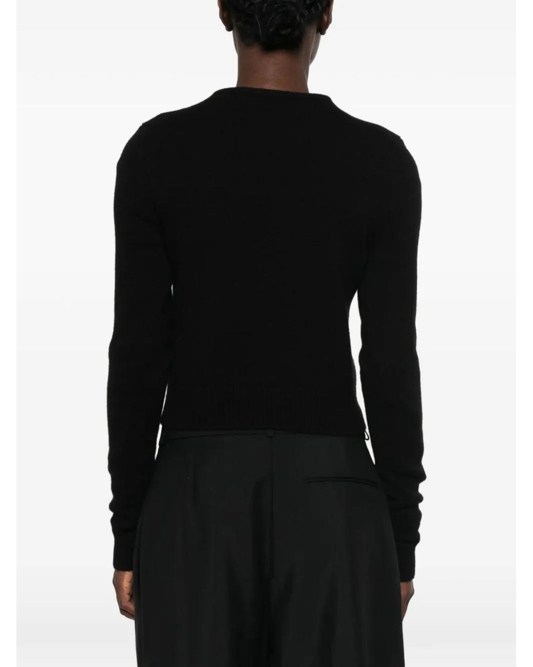 Saint Laurent Black Crewneck Sweater