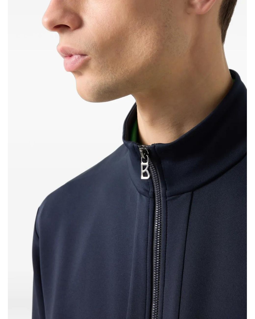 Bogner Blue Semir High-Neck Performance Jacket for men