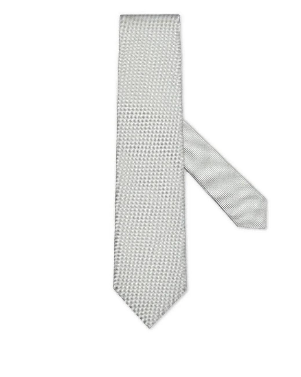 Zegna White Textured Tie for men