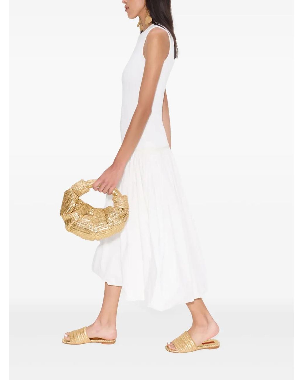 Simon Miller Natural Raffia Salerno Slides