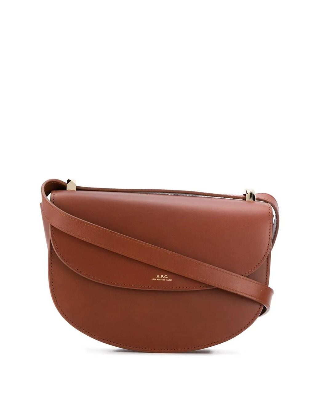 A.P.C. Brown Geneve Crossbody Bag