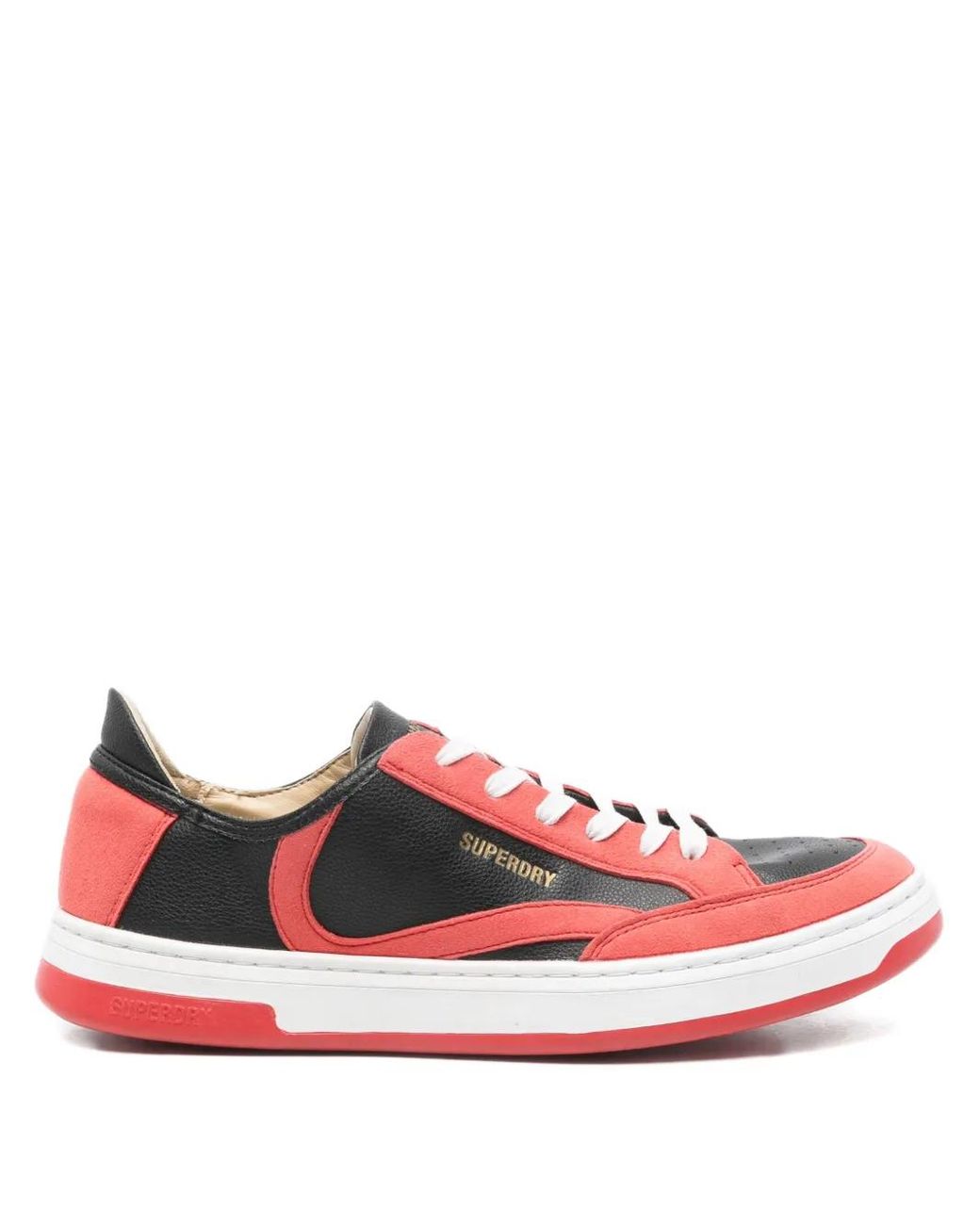 Superdry Red Basket Lux Sneakers for men