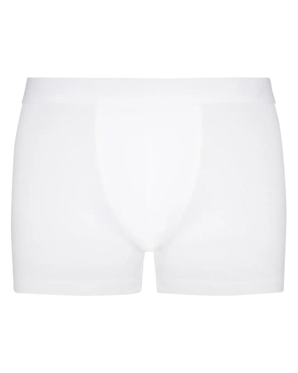 Zimmerli of Switzerland White Logo-Band Boxer Shorts for men