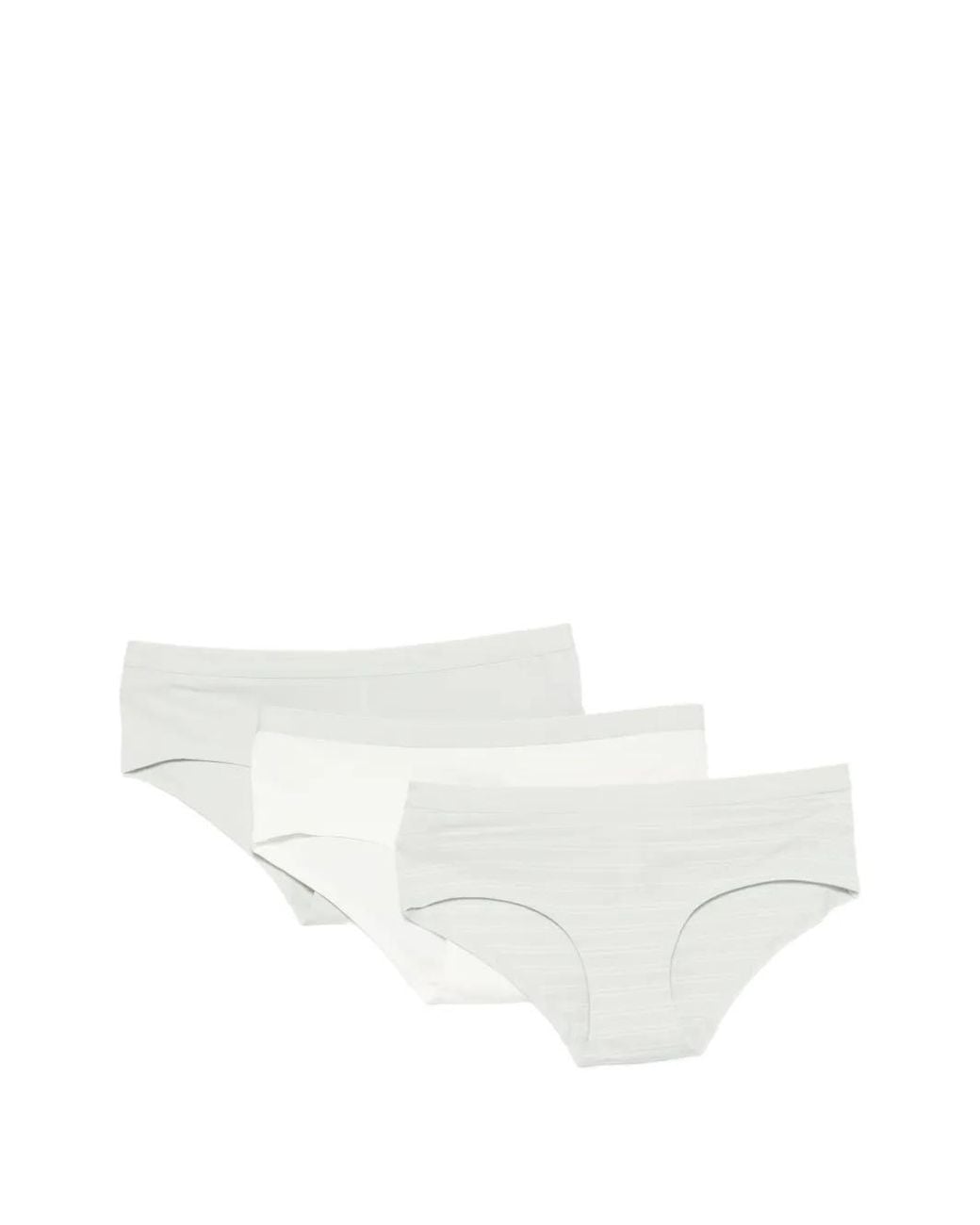 Marc O' Polo White Striped Briefs (Set Of Three)