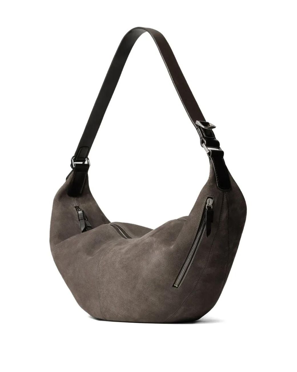 Lemaire Gray Quiver Clip Shoulder Bag