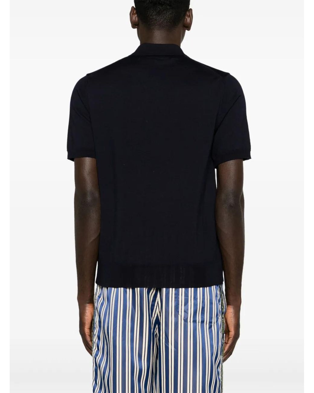 COMME DES GARÇONS PLAY Poloshirt Met Logopatch in het Blue