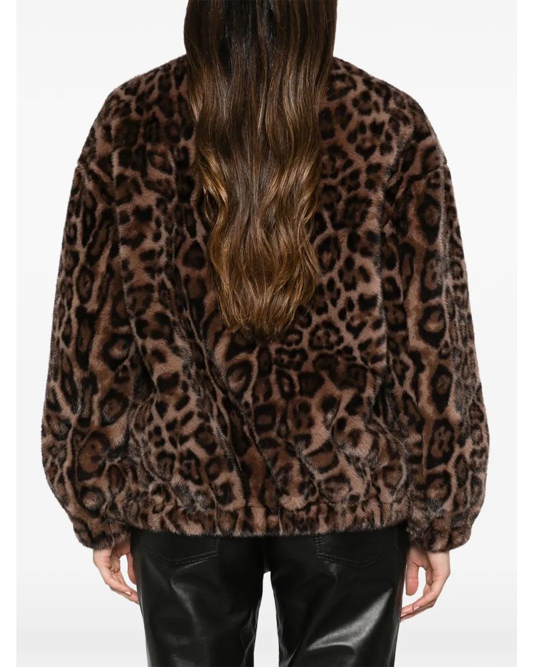 Betta Corradi Brown Leopard-Print Jacket
