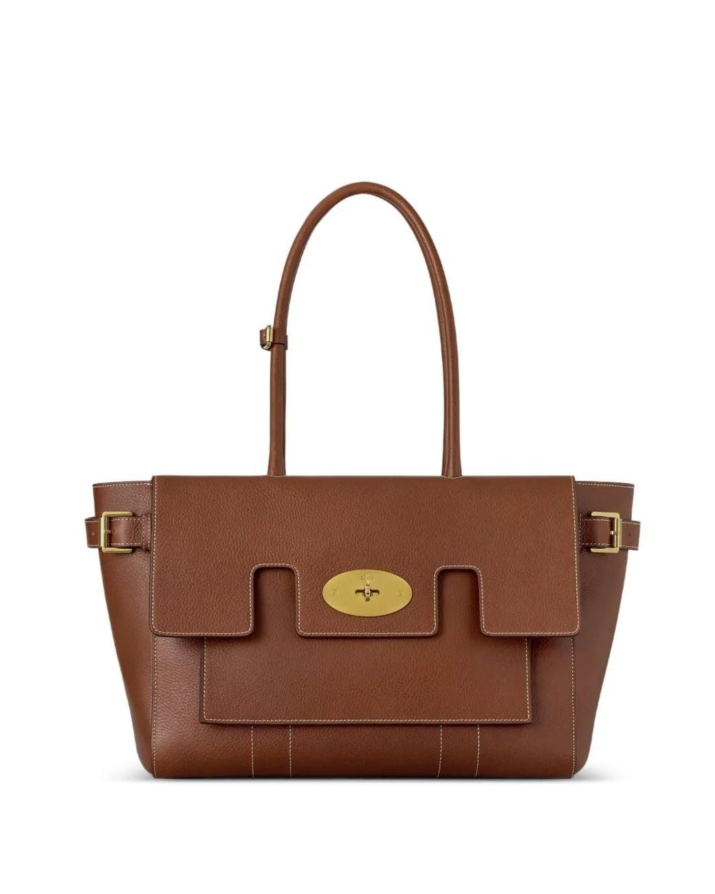 Mulberry Brown Buckle Bayswater Shoulder Bag