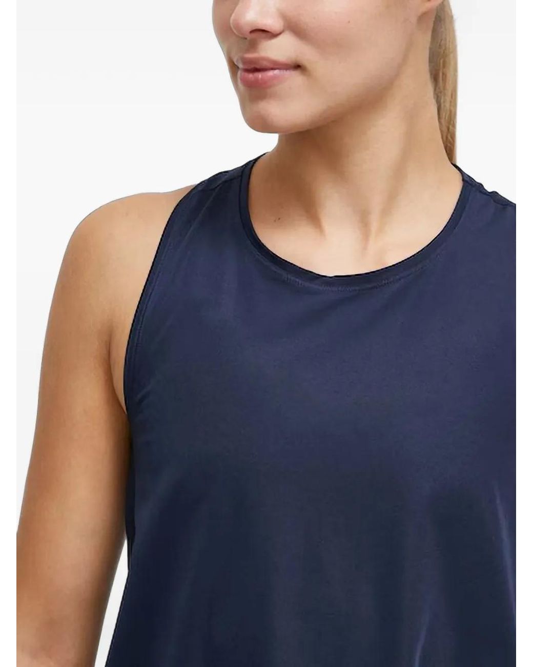 Casall Blue Racerback Tank Top