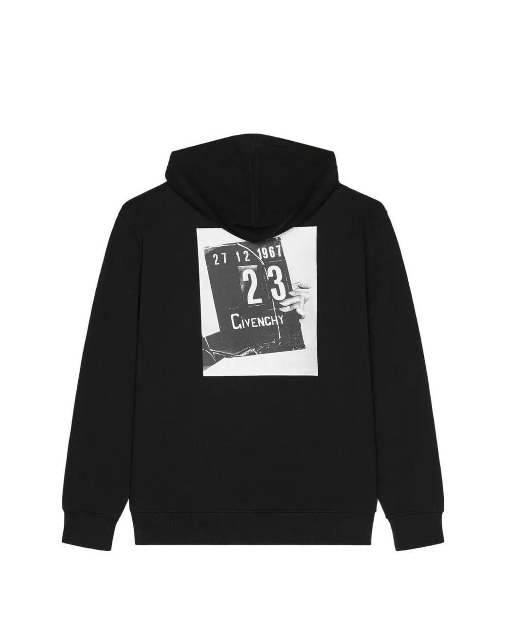 Givenchy Black Felpa Con Cappuccio for men
