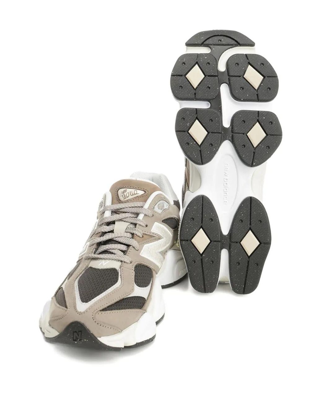 New Balance White 9060 Sneakers