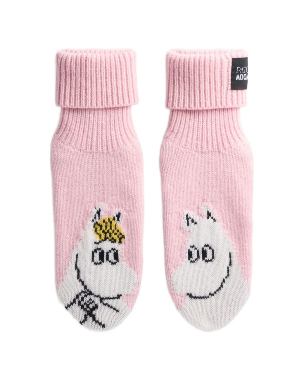 Patou Pink X Moomin Knitted Socks