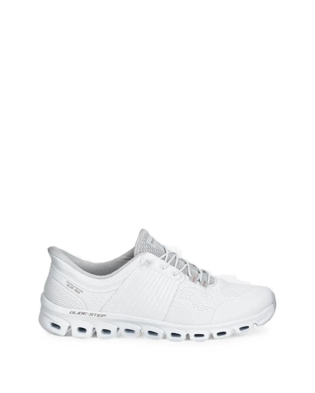 Skechers White Glide-Step Sneakers