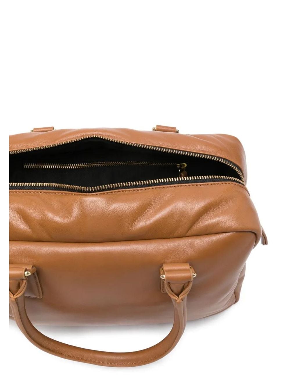 Bolso Shopper De Piel Stand Studio de color Brown