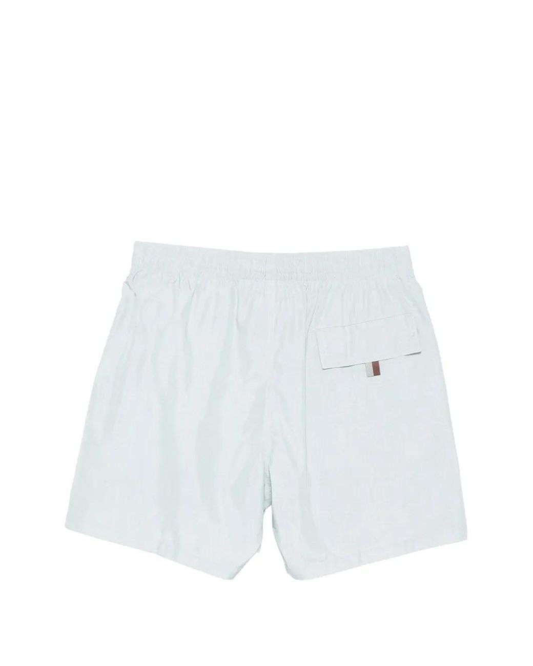 Canali White Drawstring Swim Shorts for men