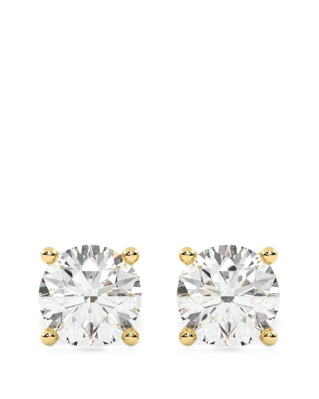 Diamond Essentials White Diamond Solitaire Earrings