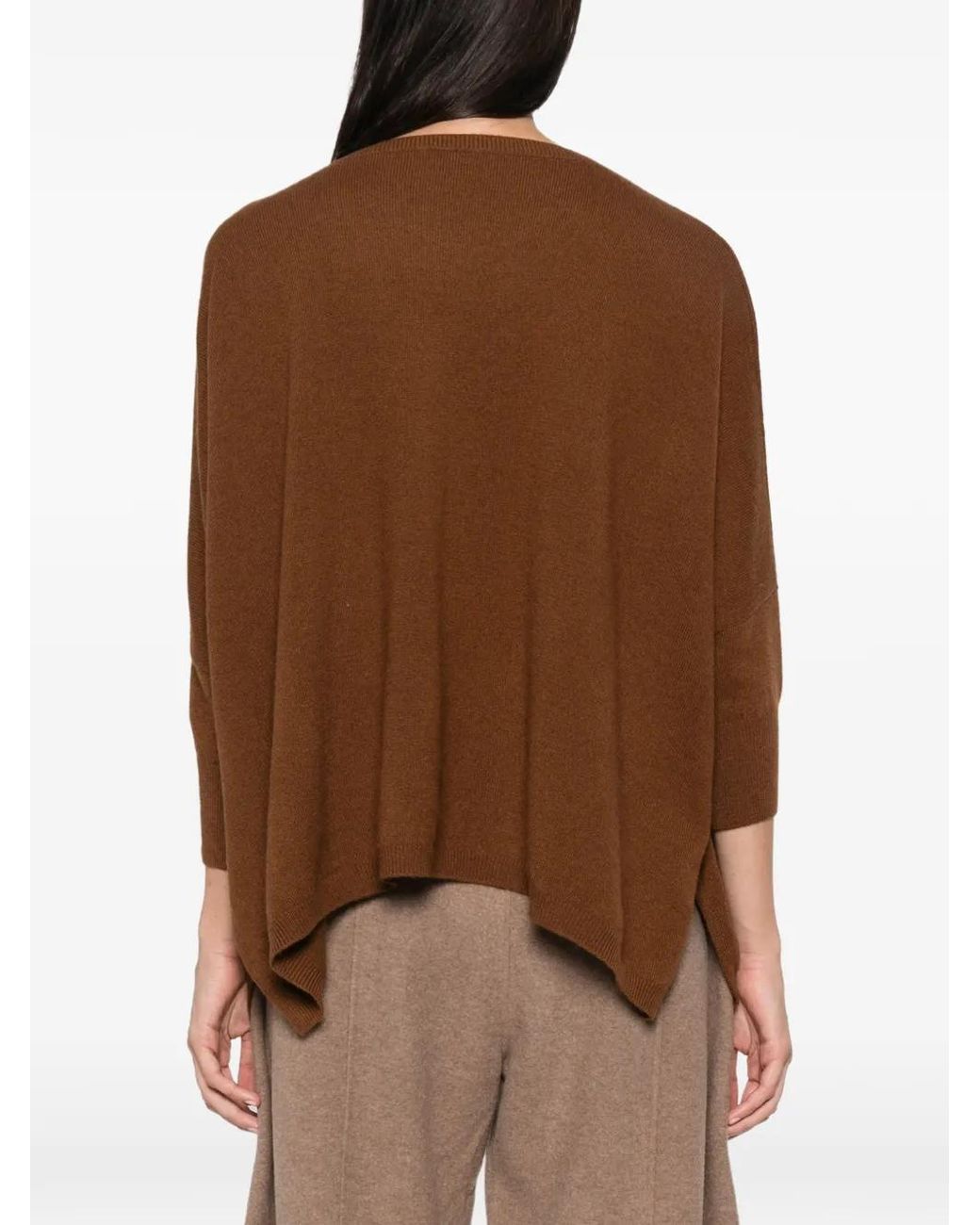 Be You Brown V-Neck Sweater