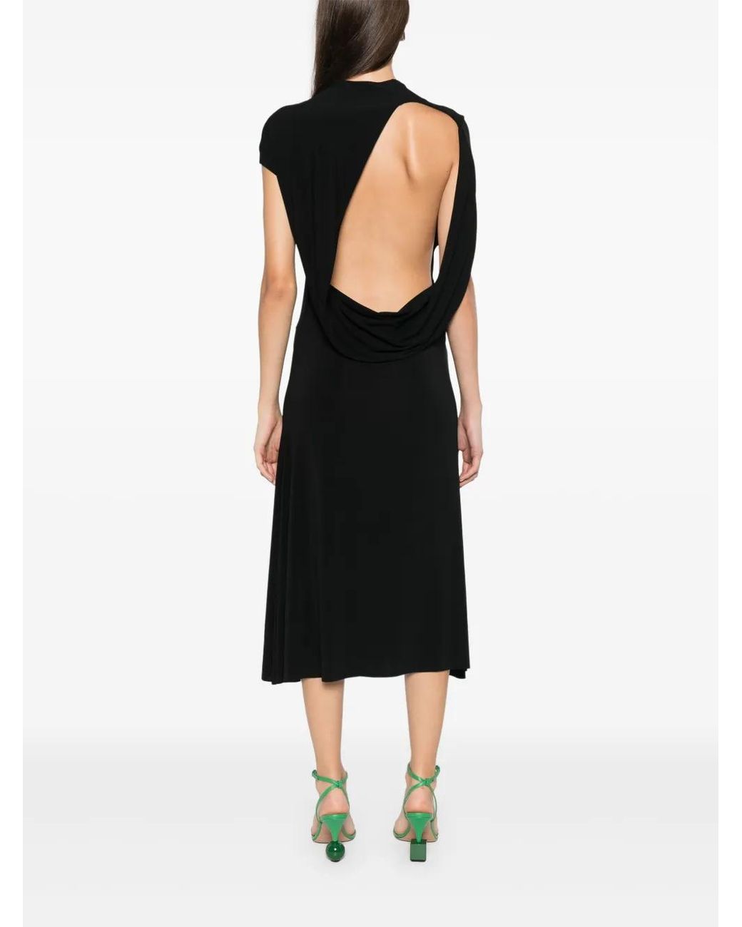 Jacquemus Black La Robe Salerno Midi Dress