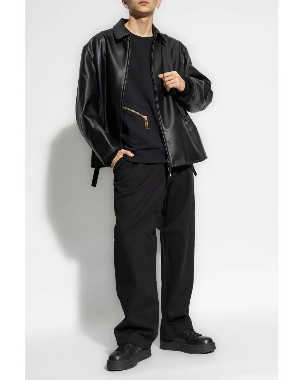 Moschino Black Trouser for men