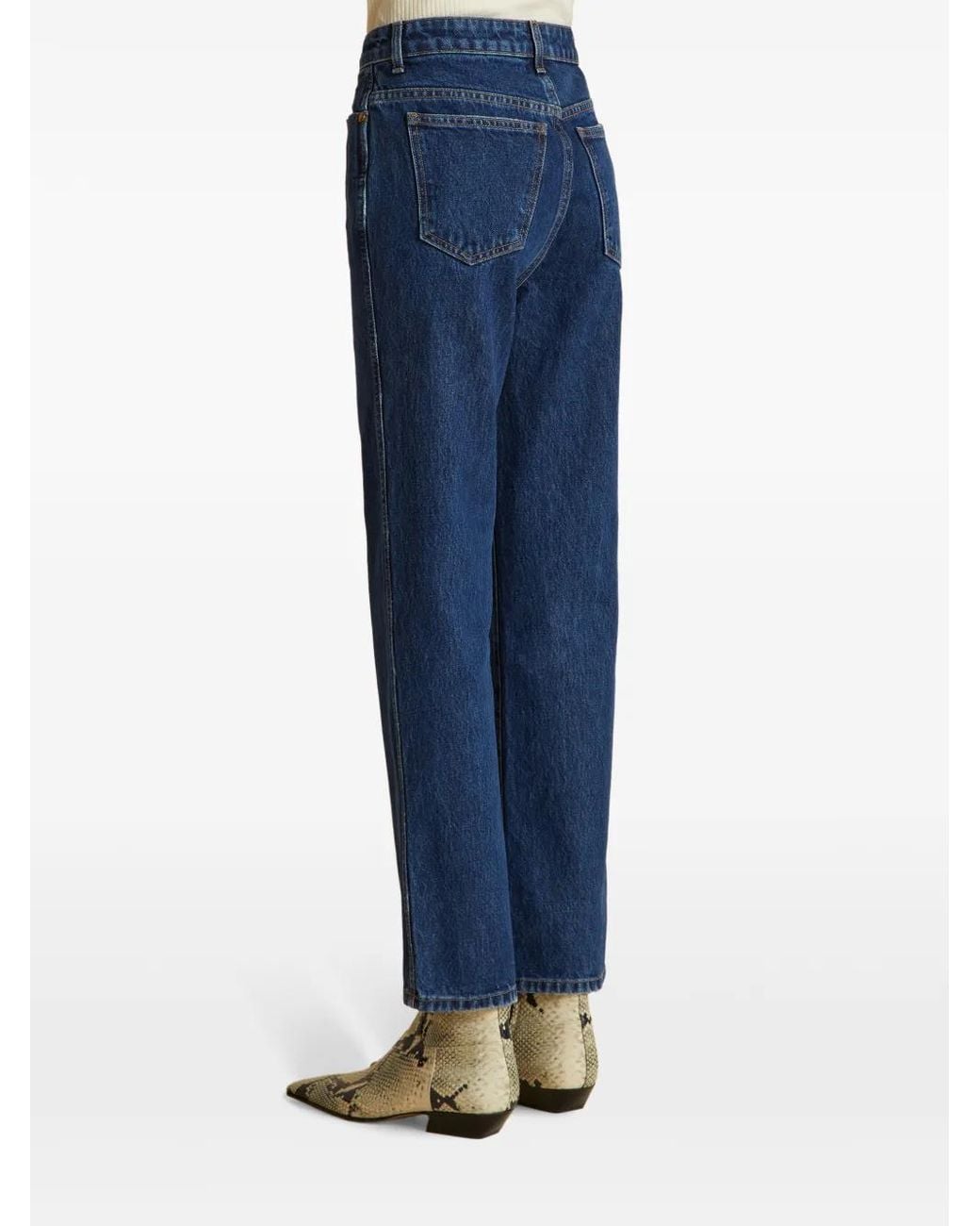 Khaite Straight Jeans in het Blue