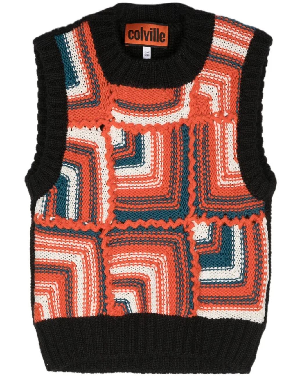 Colville Red Tiswas Crochet Top