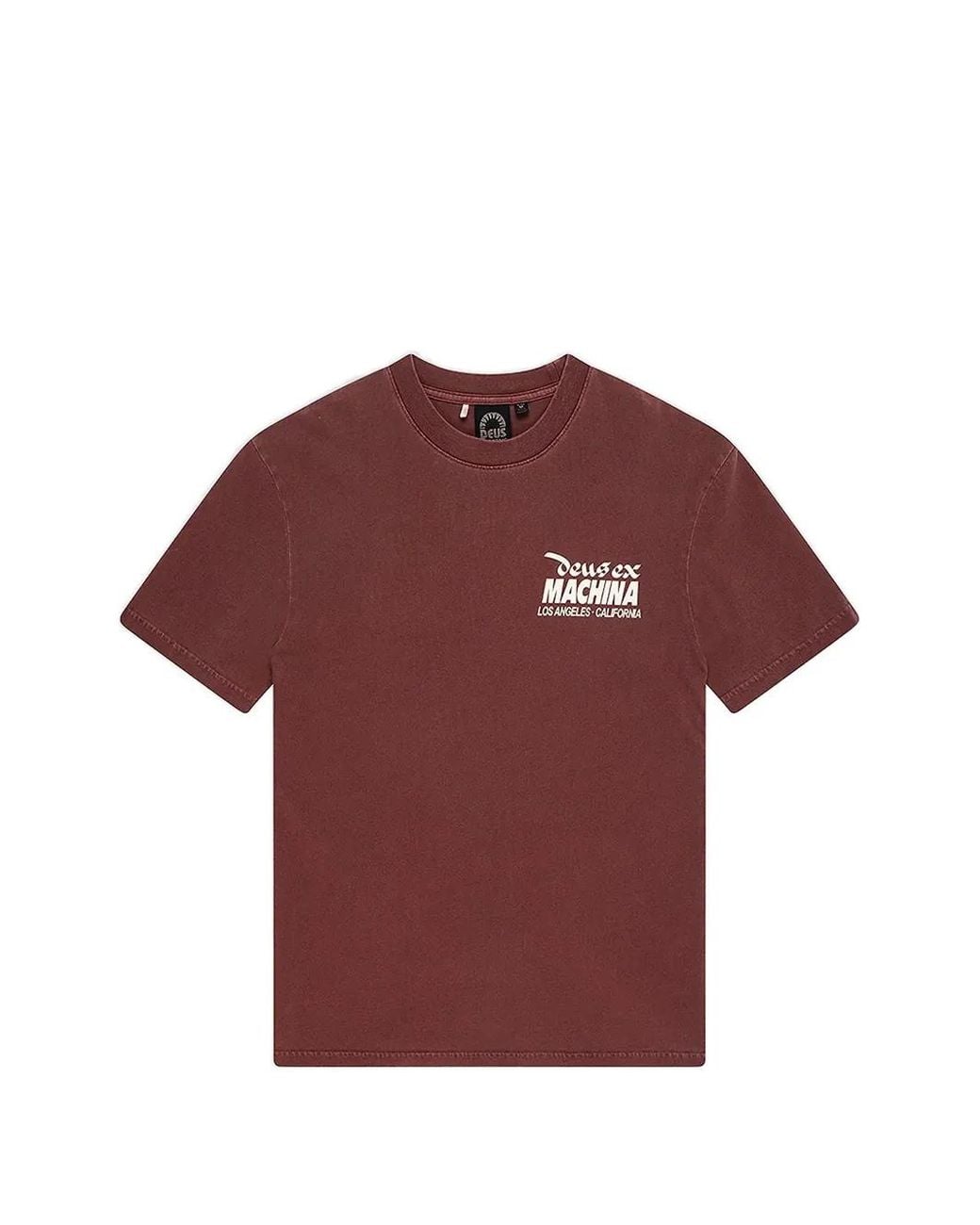 Deus Ex Machina Red Primo Cotton T-Shirt for men