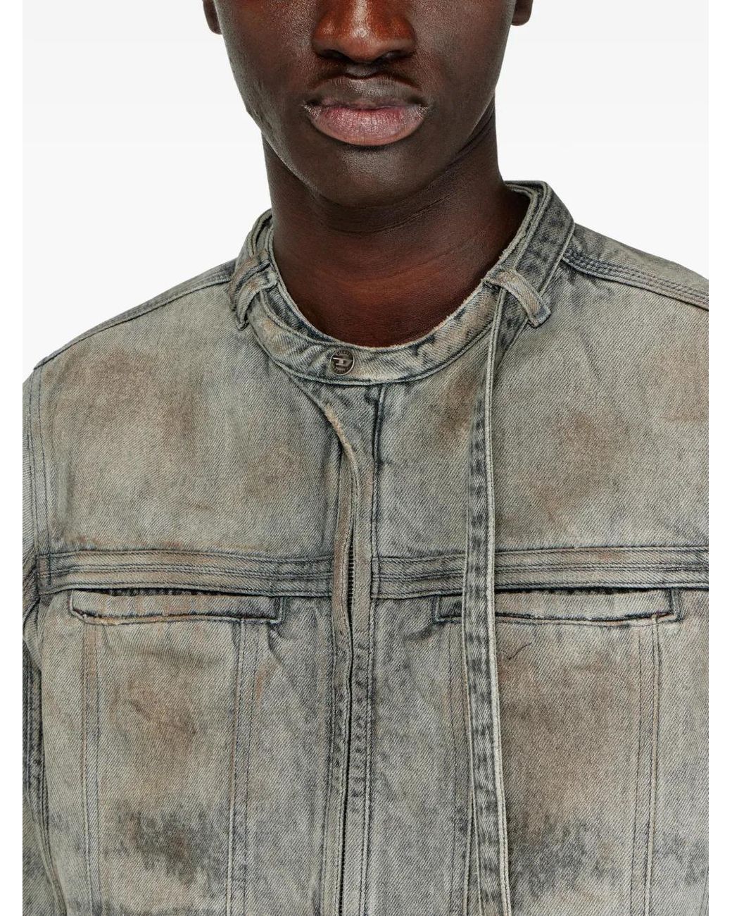 DIESEL Green Veste D-Vulmar-Fsi En Jean for men