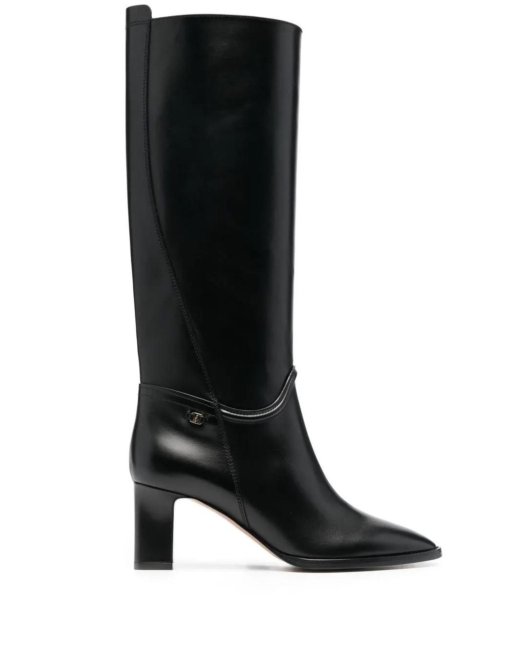 Ferragamo Black Torris Knee-Length Boots