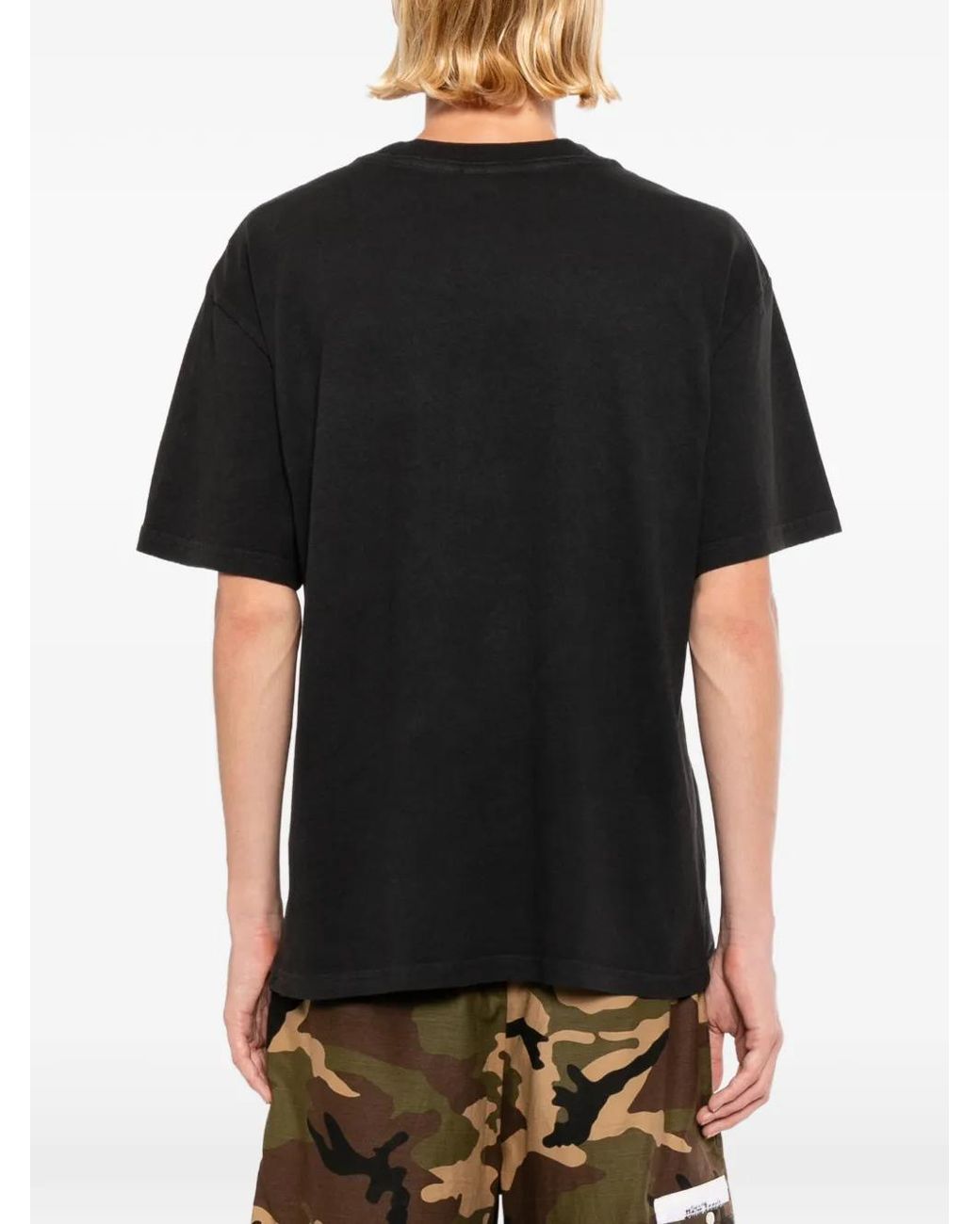 Melt Black T-Shirt À Imprimé Graphique for men