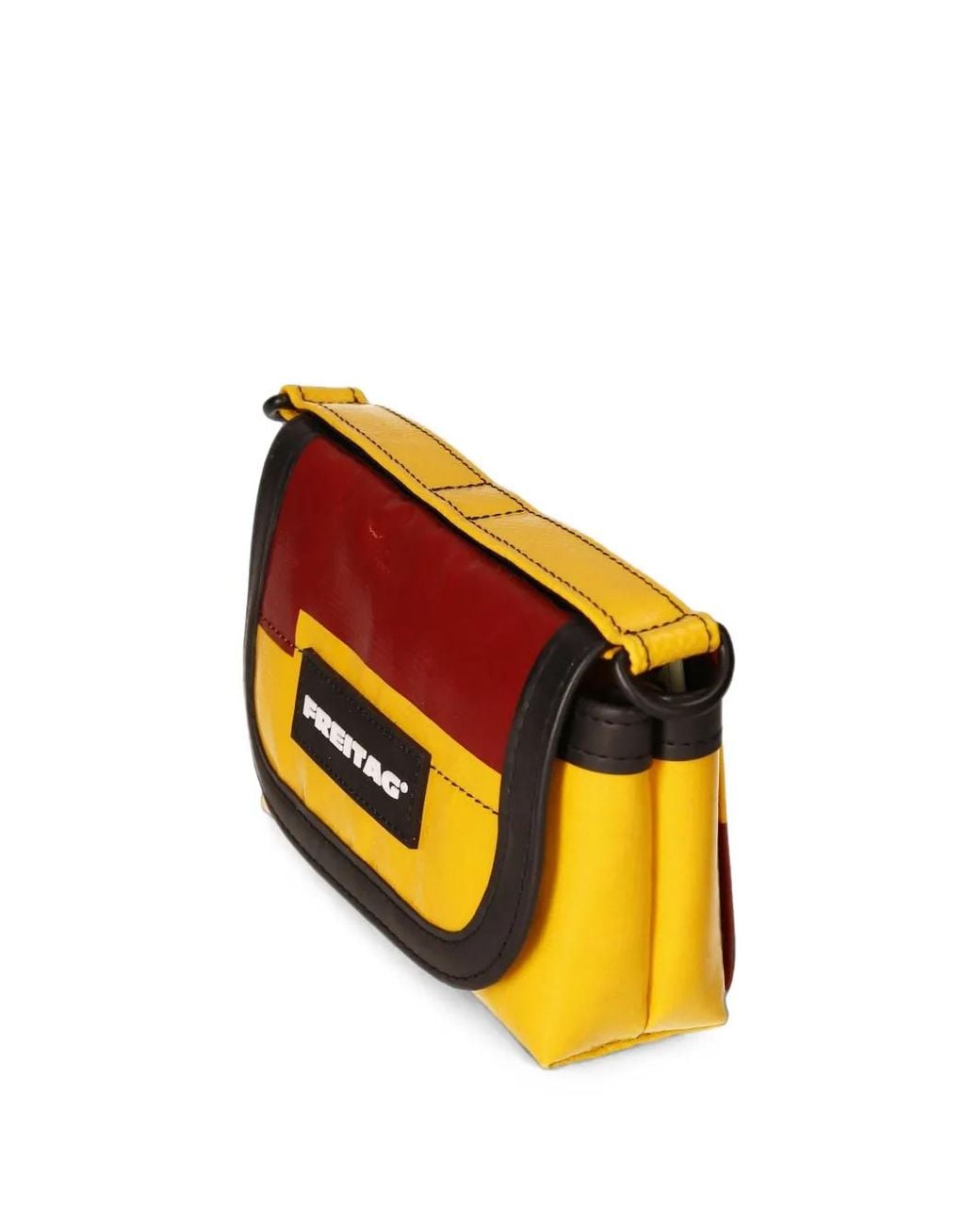 Freitag Orange Logo-Patch Messenger Bag for men