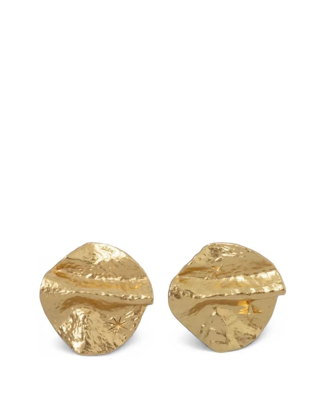 Sessun Metallic Brittae Hammered Earrings