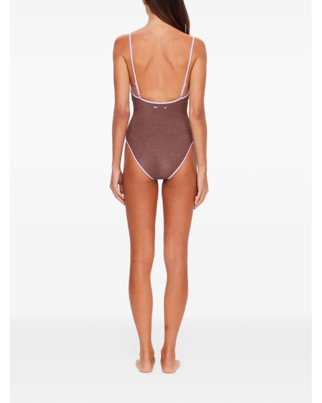 The Upside Brown Galaxia Flow Swimsuit