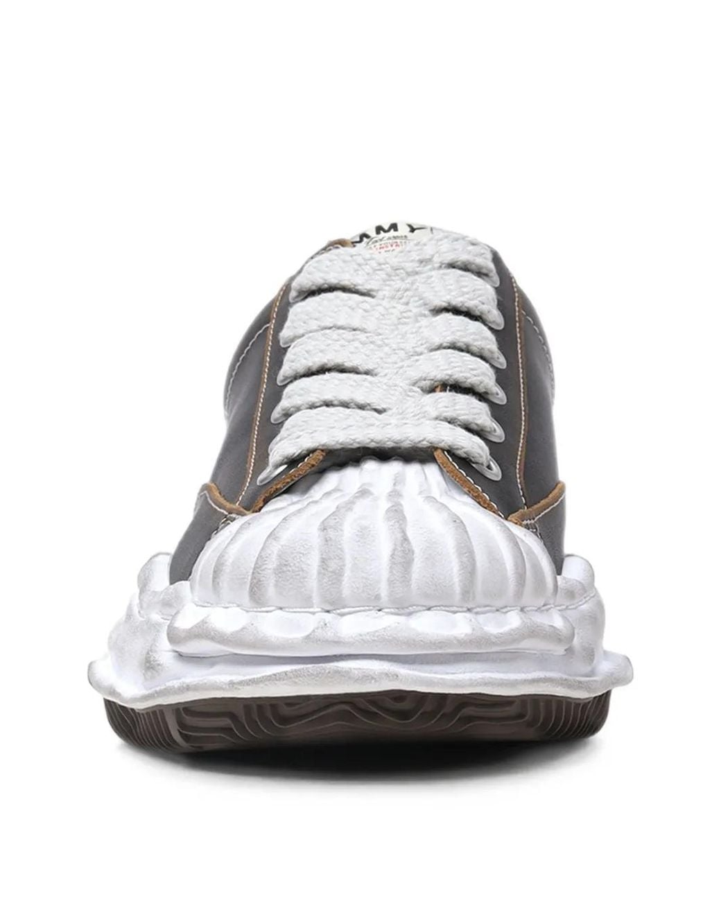 Maison Mihara Yasuhiro Black Blakey Og Sole Leather Sneakers