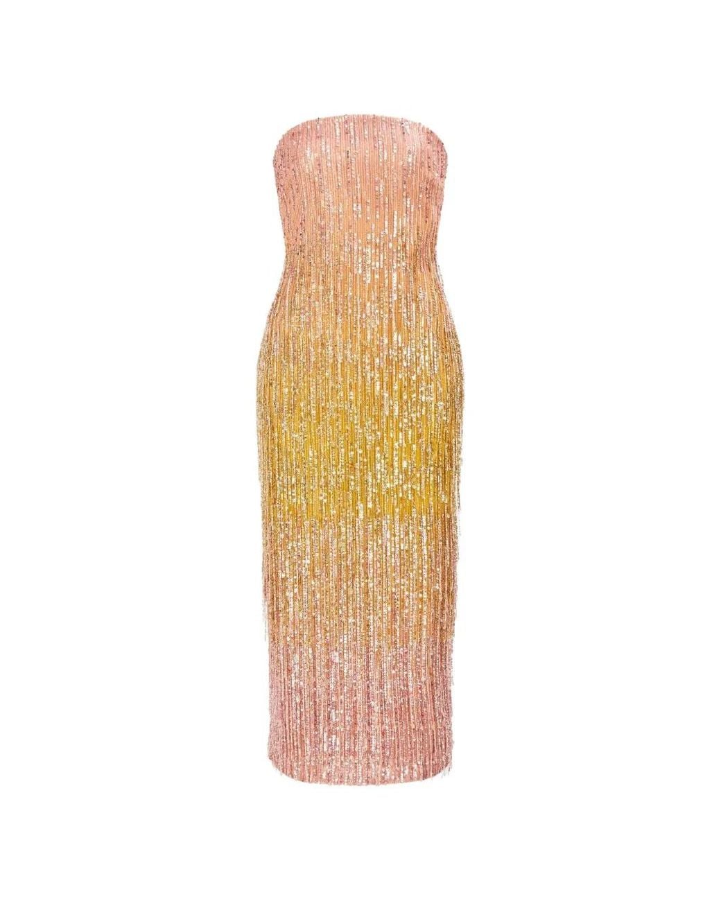Aje. White Amulet Sequin-Embellished Midi Dress