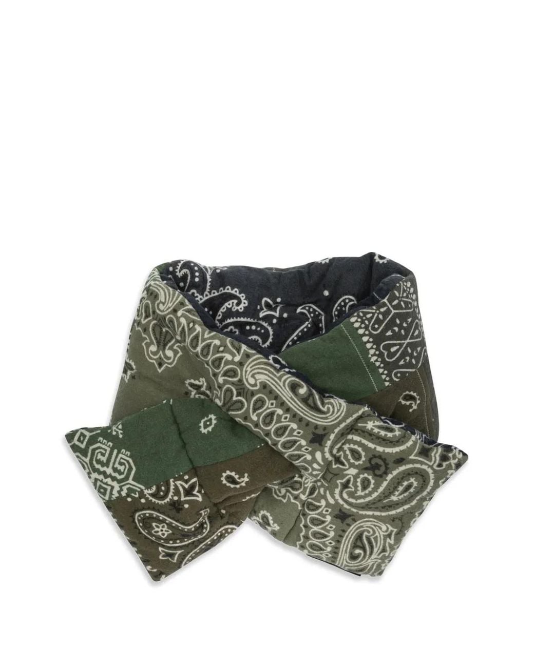 Sciarpa Con Design Patchwork di Kapital in Green da Uomo