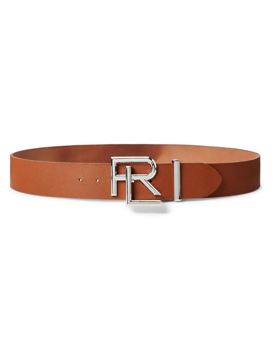 Ralph Lauren Brown Logo-Buckle Belt
