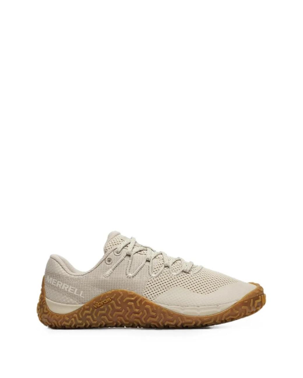 Merrell White Trail Glove 7 Lace-Up Sneakers