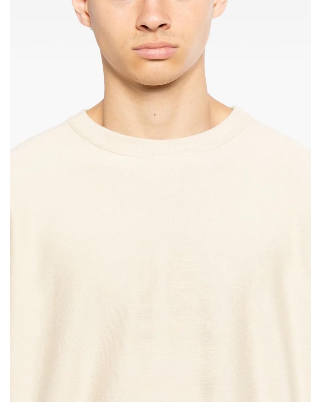 Kaptain Sunshine White Crewneck Knitted Sweatshirt for men