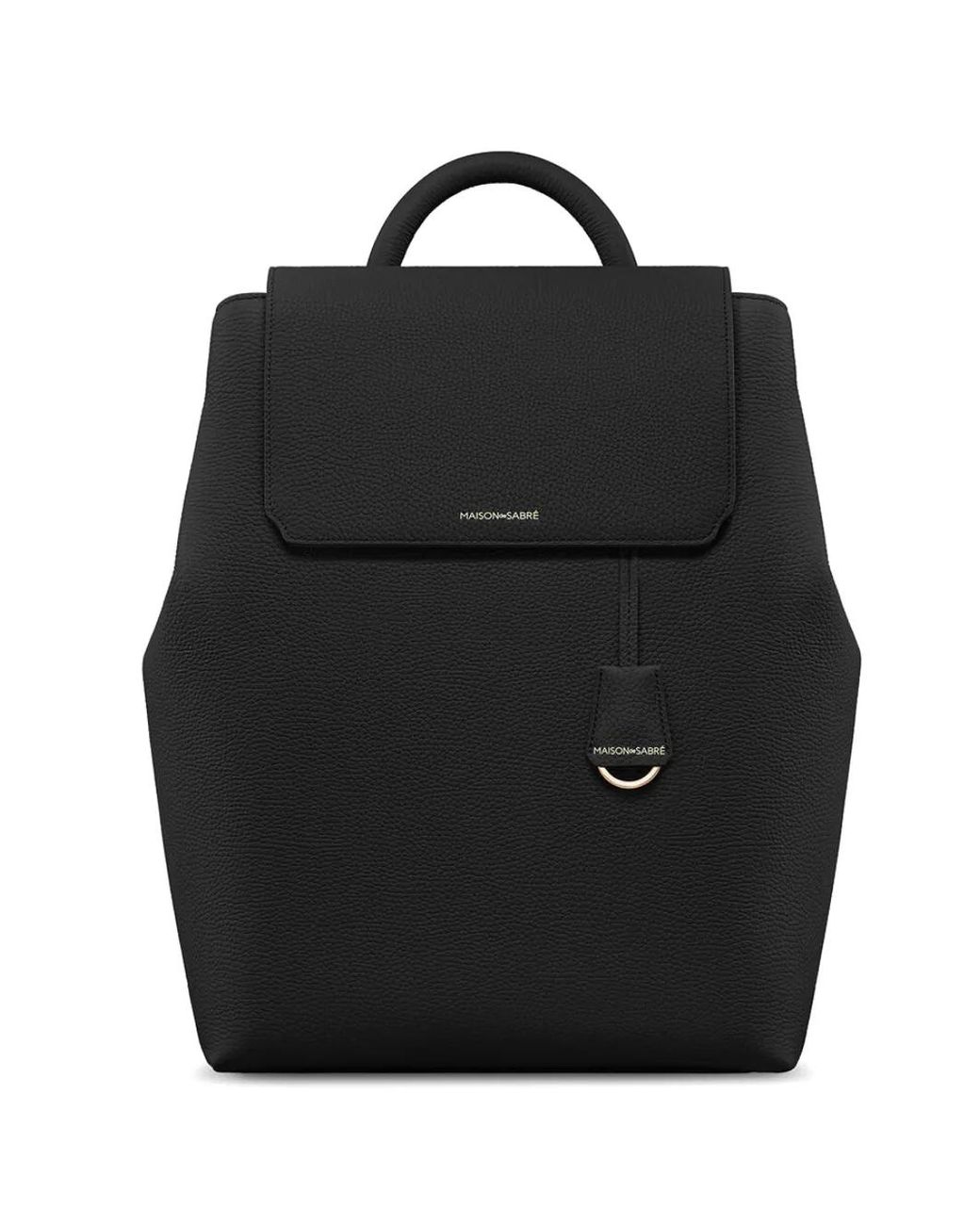 Maison De Sabre Black Medium Soft Backpack