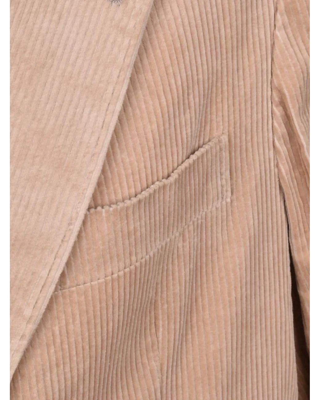 Brunello Cucinelli Pink Corduroy Suit for men