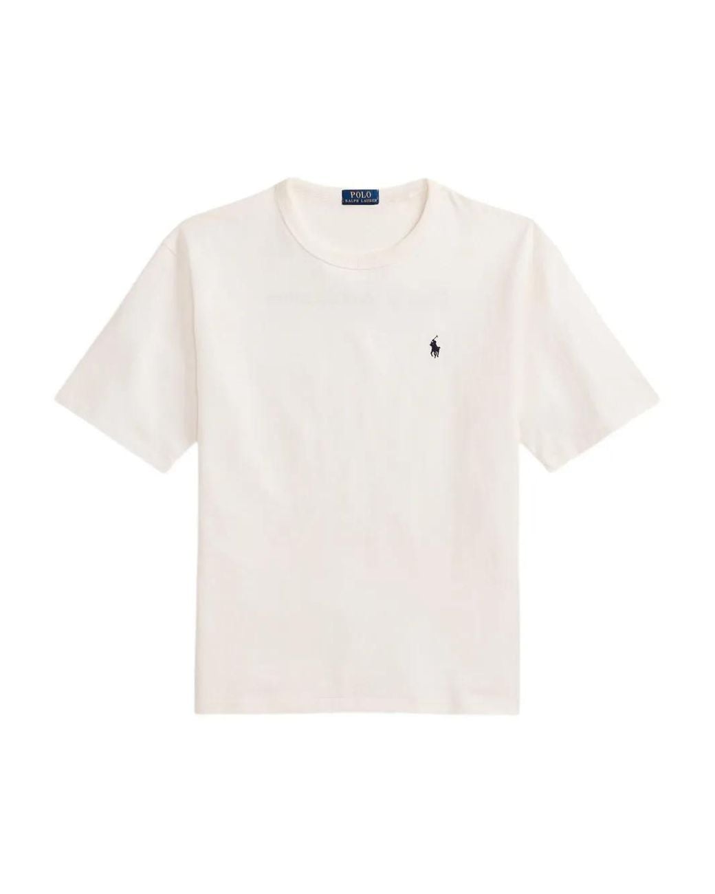 Polo Ralph Lauren White Short-Sleeve Jersey T-Shirt for men
