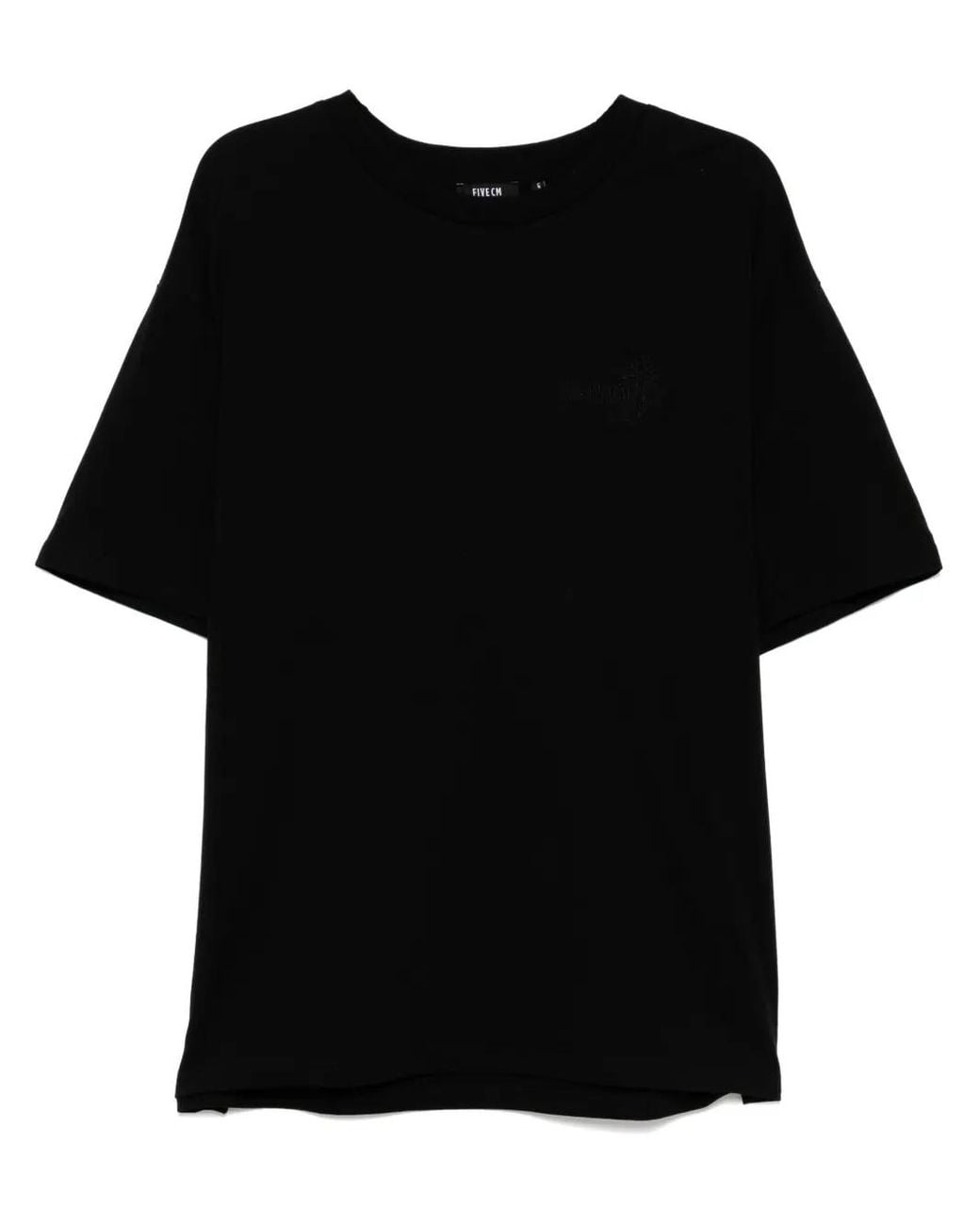 FIVE CM Black Patched T-Shirt for men