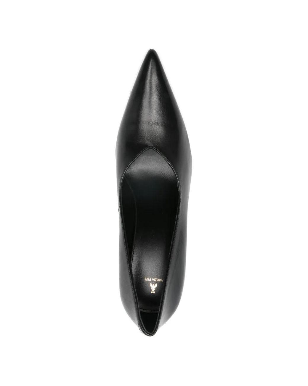 Patrizia Pepe Black Leather Heeled Pumps